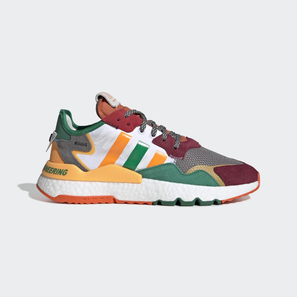 Adidas White Mountaineering Nite Jogger Férfi Originals Cipő Fehér/Arany/Bordó Akció 368975-YOM